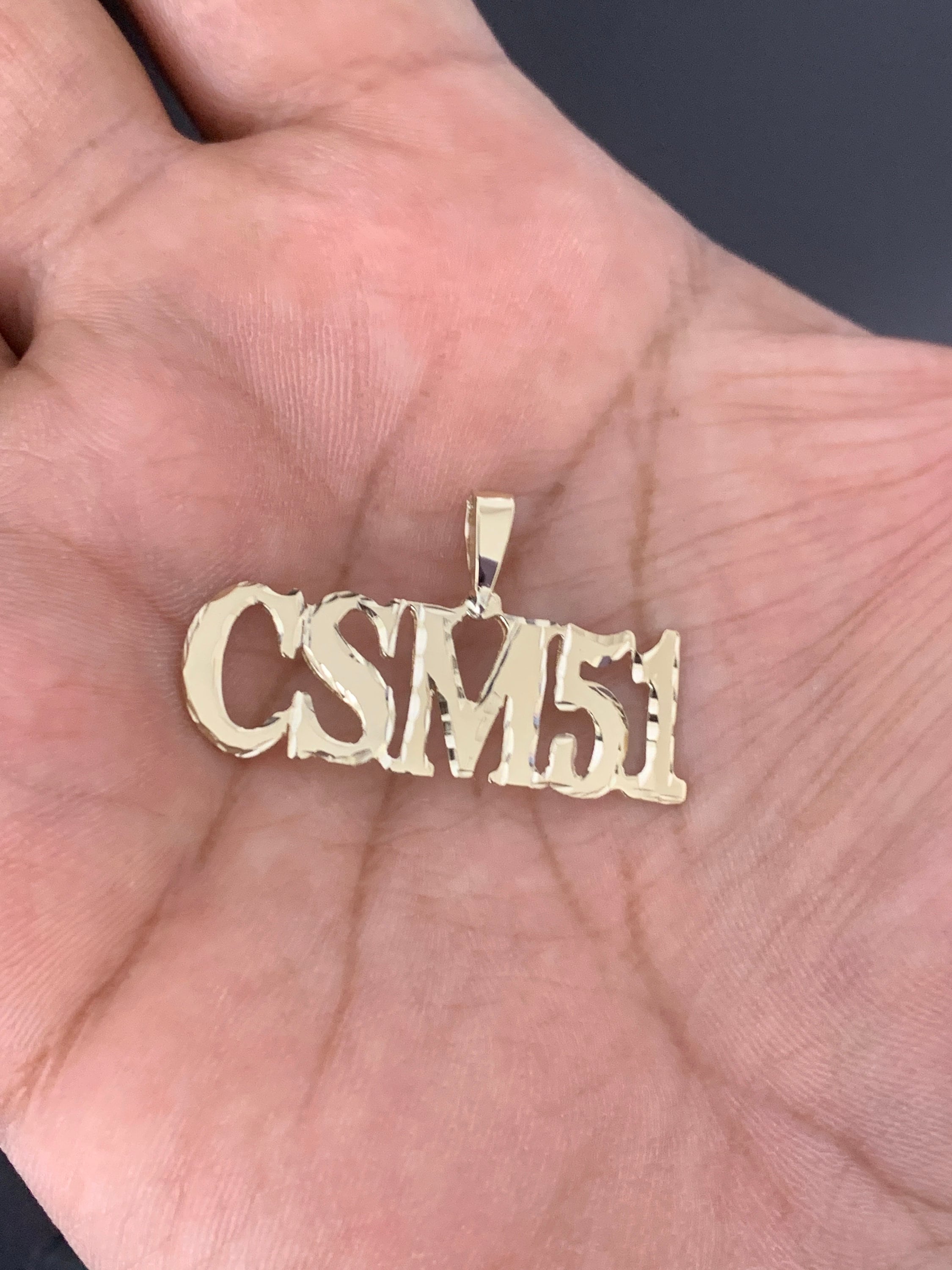 SAMUEL Gold 10K selling Name Pendant